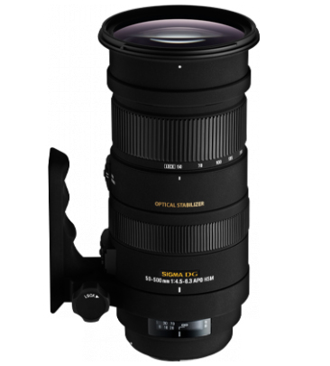 Sigma 50-500mm F4.5-6.3 APO DG OS HSM za Canon - 1